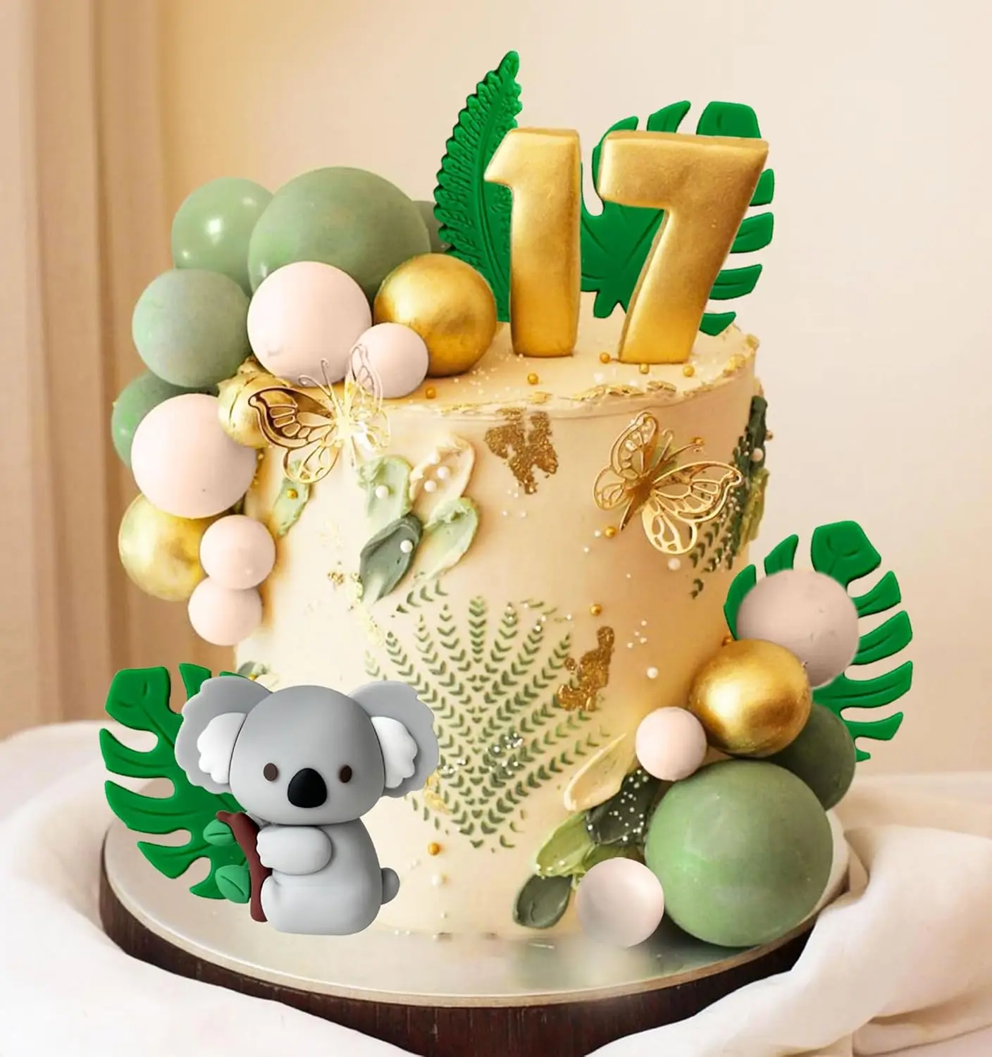 Dschungel-Themen Kuchendekoration Tiere für Kindergeburtstag Tierfiguren Essbare Kuchenaufsätze Dschungel-Geburtstag
