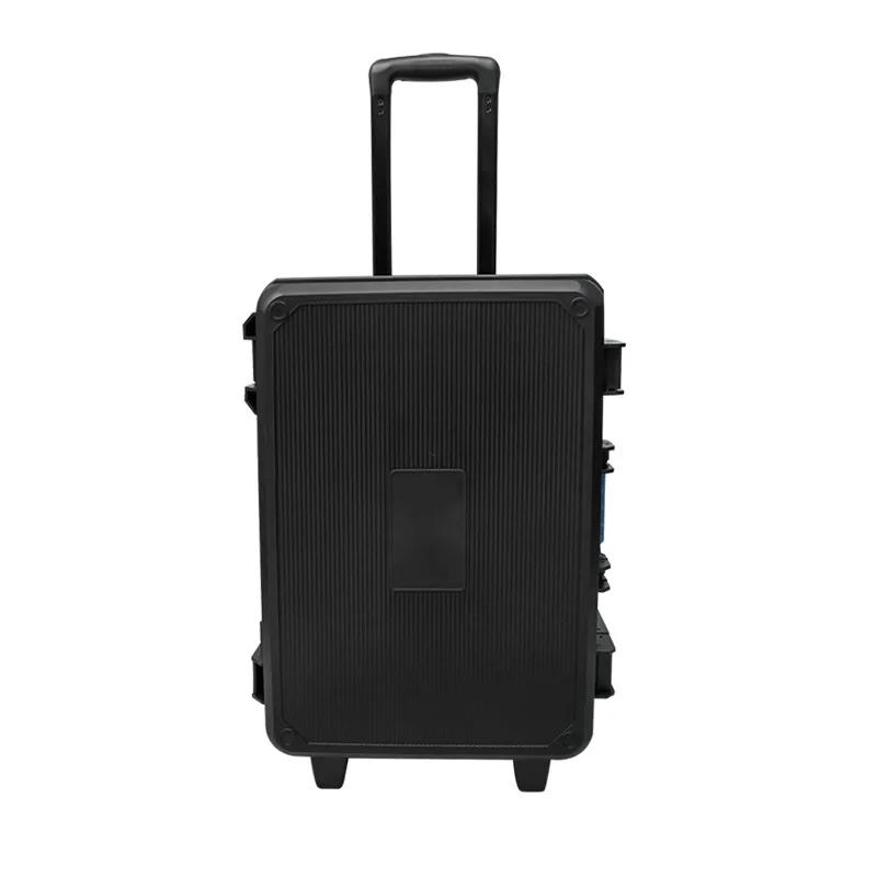 

Suitcase toolbox PP instrument box hardware maintenance tool industrial large capacity moisture-proof empty box black