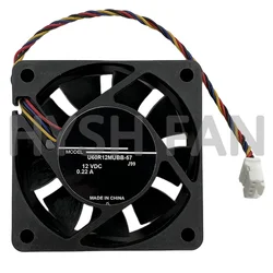 U60R12MUBB-57 12V 0.22A 6015 4-wire Imported Axial Fan