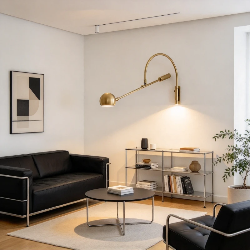 Postmodern Minimalist Metal Wall Lamps Denmark Designer Personality Sconces Living Room Bedroom Study Creative Background Lights