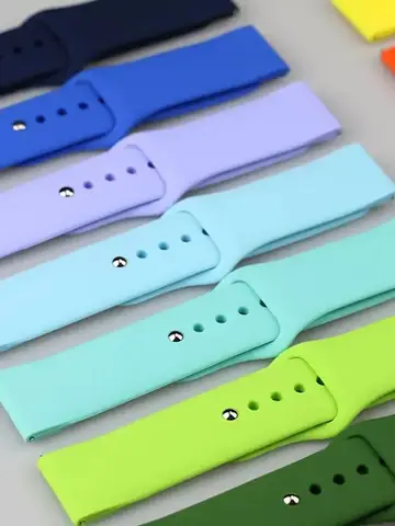 Silicone strap For Samsung Galaxy watch 6/5/5 pro/4/Classic/Active 2/Gear S3 20mm 22mm sport bracelet Huawei GT 2/e/3/4 pro band