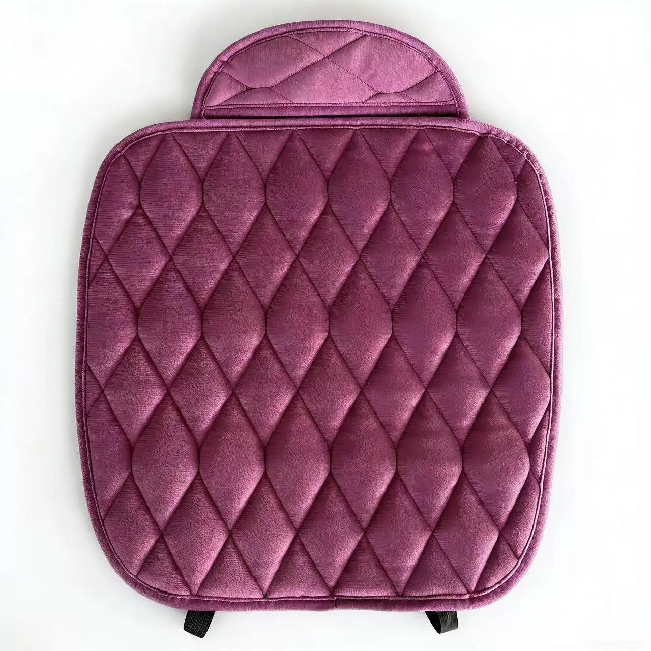 New Plush Diamond Grid Half Pack Four Seasons Universal Driver and Passenger Single Seat Single Sheet Square Cushion Backrest