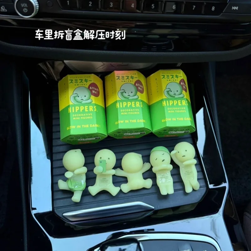 

Новый подлинный угловой мастер Smiski, вечерние слепая коробка с животными, милый ночник, эльф, украшение с центральным управлением, автомобильные аксессуары, подарок