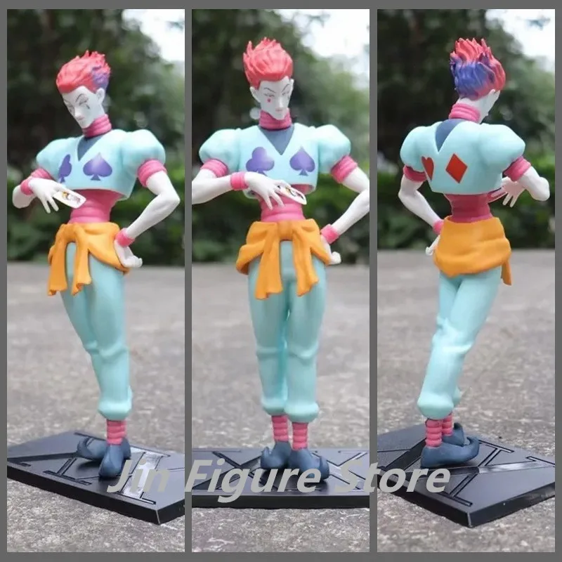 

21CM Anime HUNTER×HUNTER Figure Hisoka Standing Animation Model Toy Gift Collection Decorative Ornaments PVC