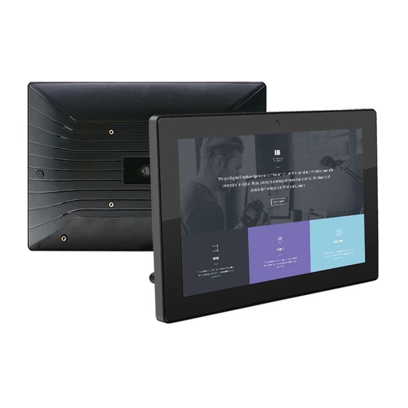 Smart home android 7,1 os montaje en pared, tableta poe rk3128, resolución de 1280x800, reproductor de anuncios de señalización digital LCD