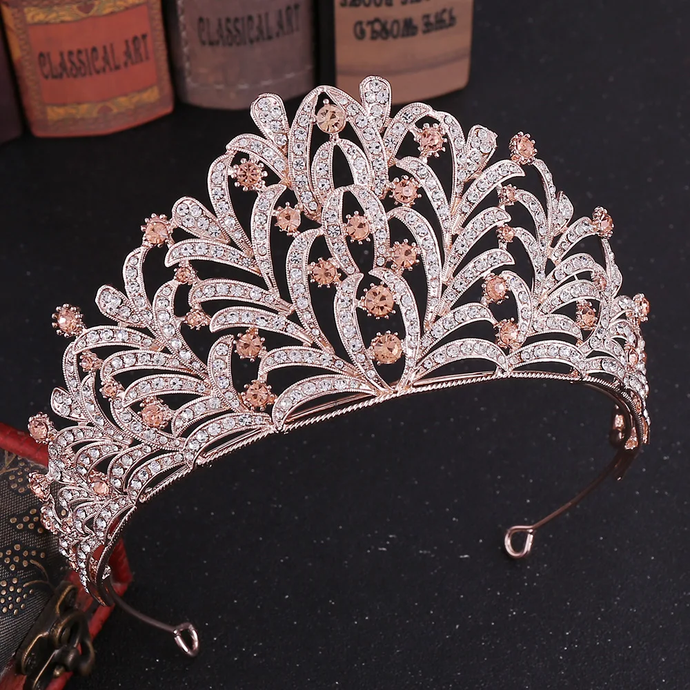 

A New Leaf Inlaid Alloy Bridal Crown Jewelry & Accessories
