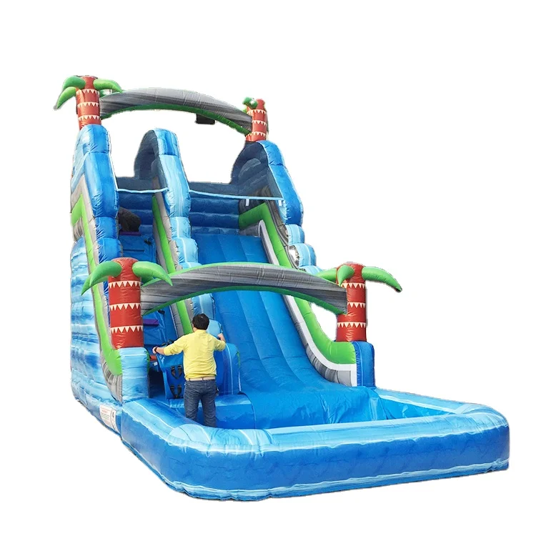 في الهواء الطلق كبير الصين طفل الصناعية نفخ المياه الشريحة للطفل #4