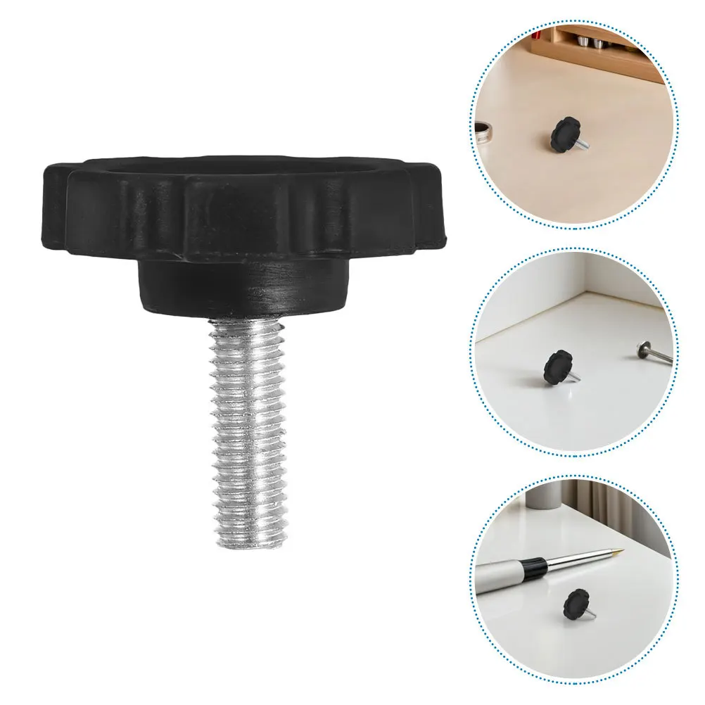

Umbrella Base Bracket Accessories 6 Pcs Outdoor Foot Screws for Deck Stand Replacement Parasol Insert Plug Part