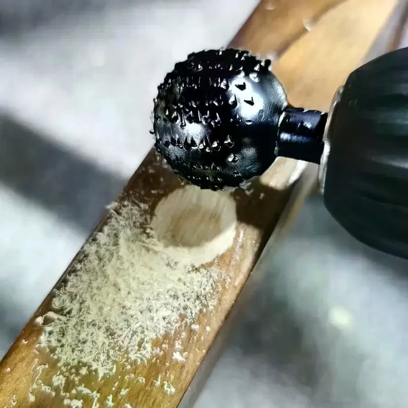 Woodworking Sphere Rotary Burr Ball Wood Carving Grinding Head Rotary Burr Ball Gouge Grinding Head For Grinding Marking