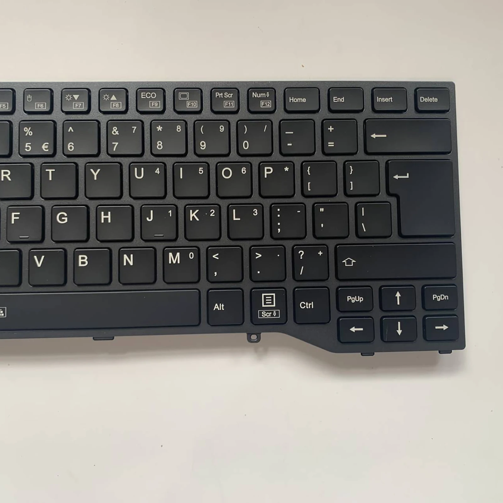 Laptop Keyboard US UI Layout for Fujitsu Siemens Lifebook E5410 E5411 U7410 E448 Backlight Belt Frame