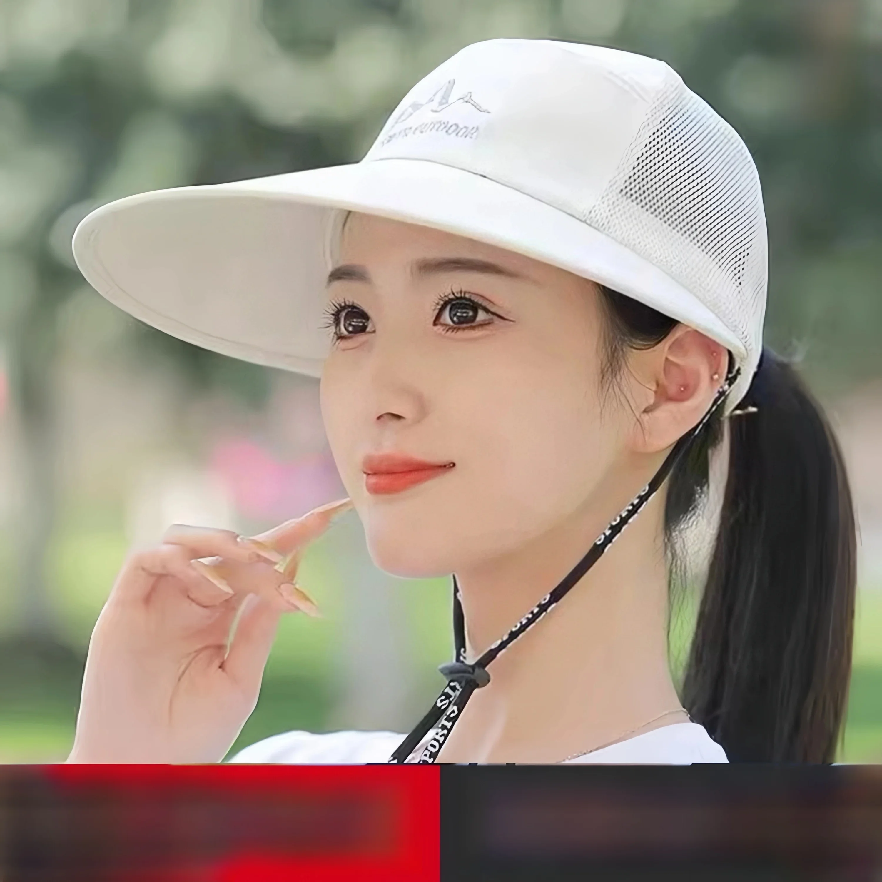 women's-fashionable-large-brim-breathable-sun-protection-hat-uv-protective-windproof-rope-hat-korean-style-popular-internet-hat