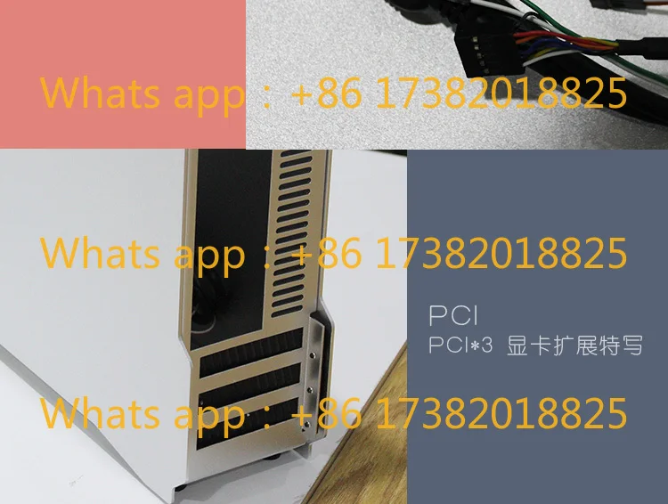 M9 aluminum chassis, desktop HTPC single display M-ATX ITX main board small 1u power supply soft routing NAS chassis
