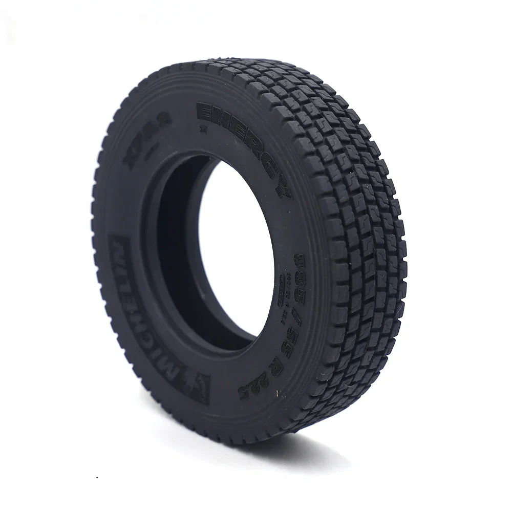 2Pcs 고무 장난감 타이어 와이드/좁은 바퀴 1/14 Tamiya RC 트럭 Scania 770S R620 Actros 3363 Volvo MAN TGX LESU 자동차 Diy 부품