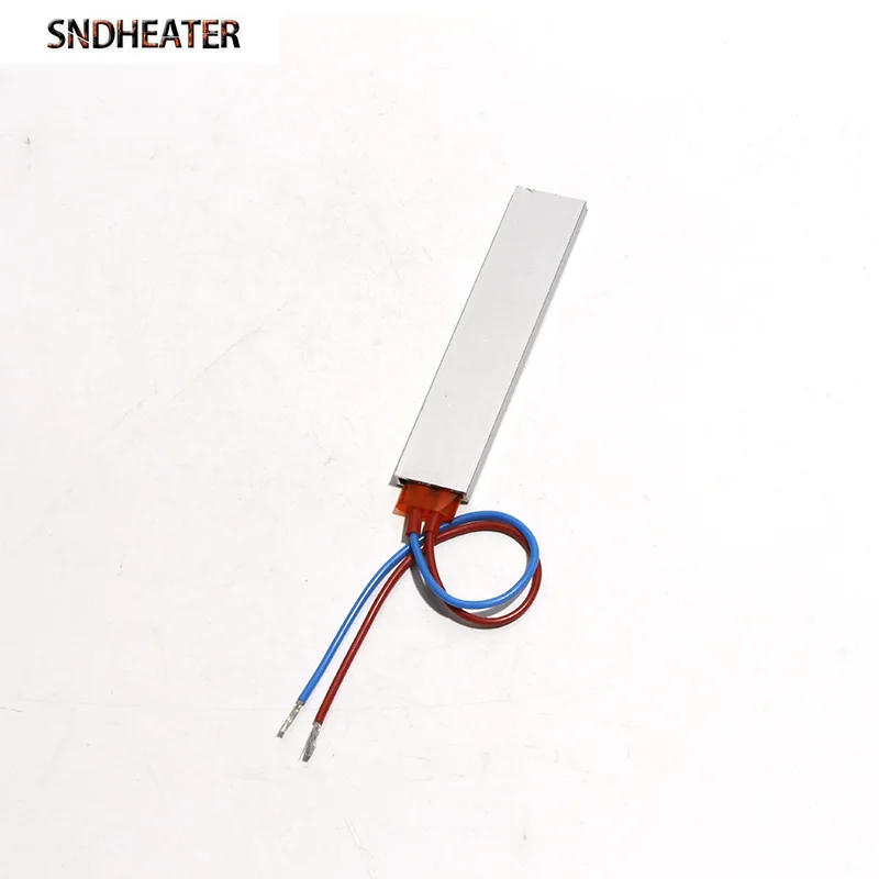 SNDHEATER 220V Thermostat Heating Plate PTC 100x21x5mm Heating Element PTC Heater Aluminum Shell Heat Resistors 60-270C 2pcs