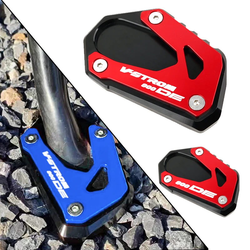 

For Suzuki VSTROM VSTROM800DE V-STROM 800DE Motorcycle Kickstand Side Stand Extension Enlarger Support Plate Pad Accessories