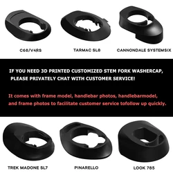 3D Printing For Madone SL/Emonda SL/Pinarello/OBERA frame Road Bike Cockpit Convert T-one Handlebar Base Spacers Accessories