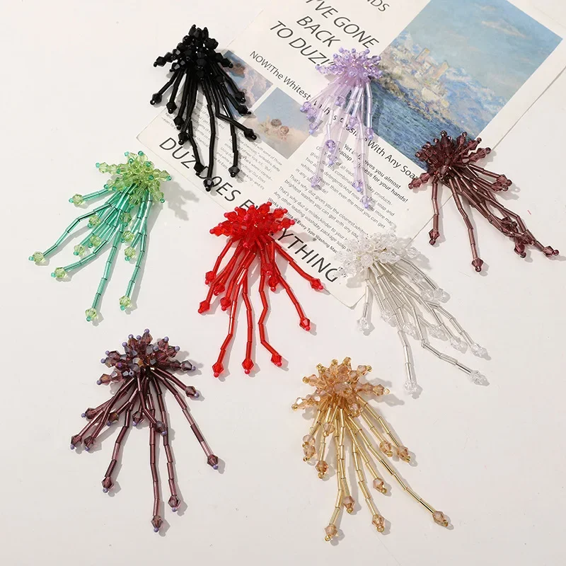 Collar Tassel Stickers Handmake Beaded Badges Fashion Show Personalized Clothing Accessories DIY Sewing Decor DIY Accessories