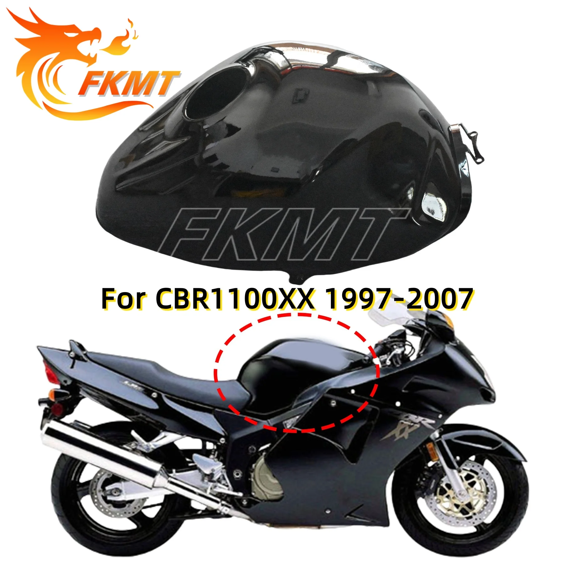 

Новый для Honda CBR1100XX CBR 1100 XX Super Blackbird 1997 1998-2007 Комплект обтекателя кузова Задний хвост Передний верхний носовой колпак крыла
