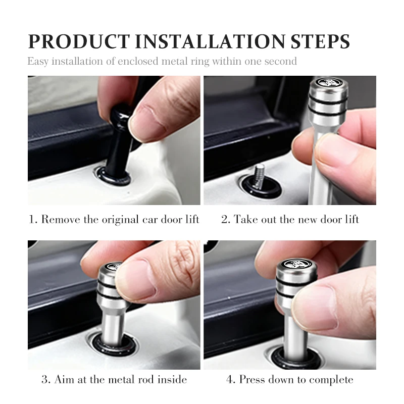 الألومنيوم قفل الأمان دبابيس باب السيارة ترقية حماية معززة ل هولدن HSV كومودور VT VX VU VY VZ VE Astra H SV