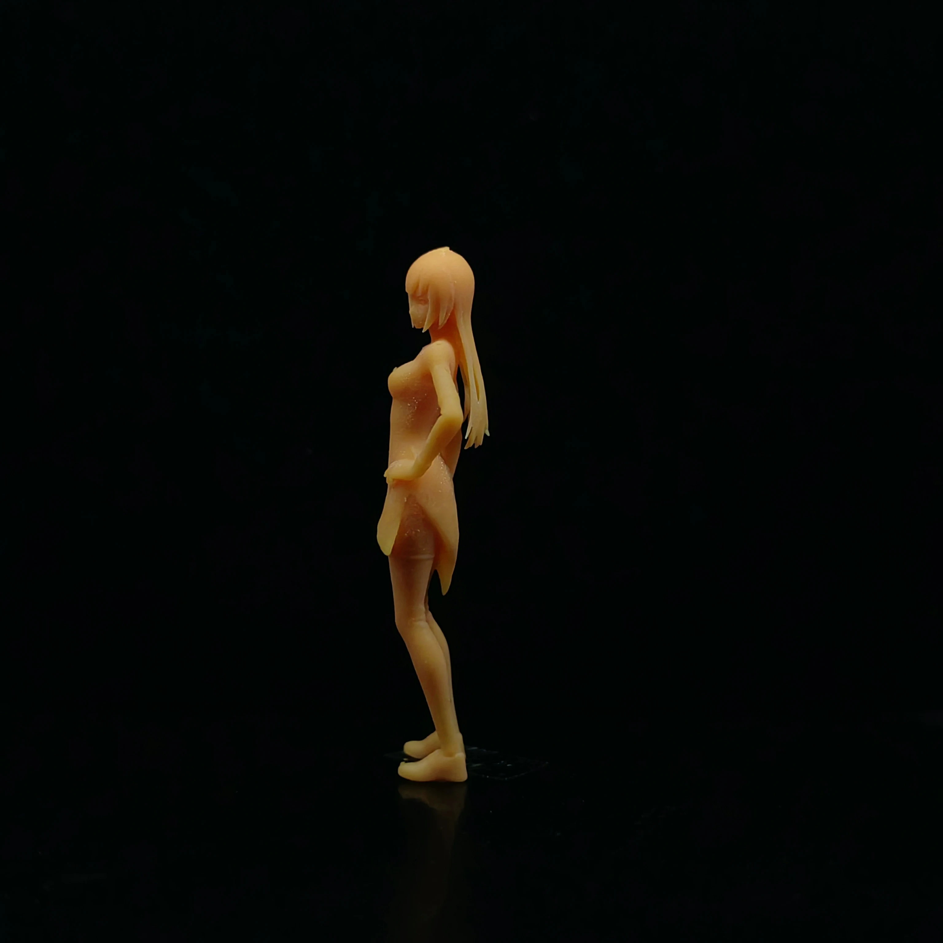 1/64 1/43 Scale Model Resin Lumbar Woman Uncolored Miniature Diorama Hand-painted T423