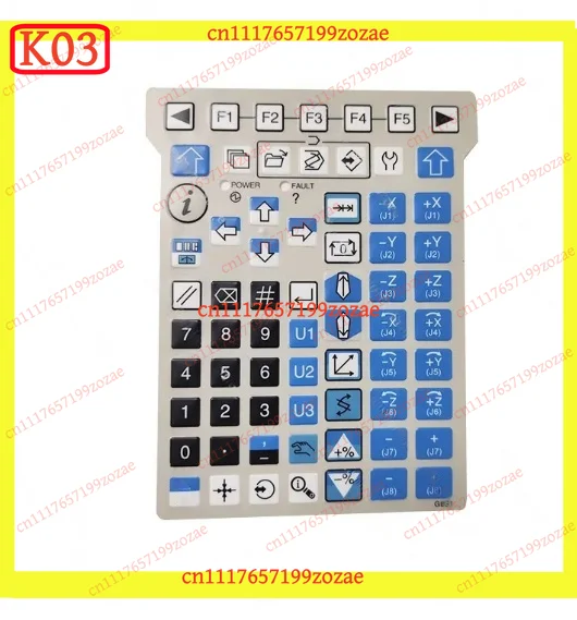 LK k3 for Fanuc Robot Teach Pendant Housing & Keypad Membrane, A05B-2255-2256 Series Replacement Shell
