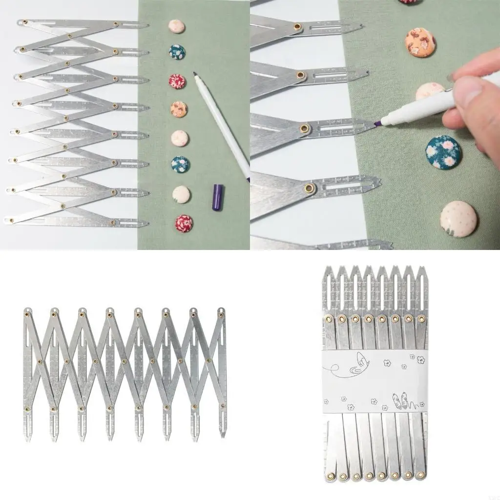 

Расширяющийся швейный калибр, расширяемый швейный калибр, направляющая для пуговиц, разделитель равного пространства X3UC