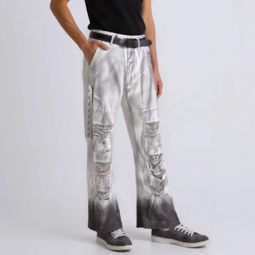 

TWOTWINSTYLE Designer Loose Casual Pant for Women High Waist Temperament Minimalist Wide Leg Pant Fmale Fashion Style