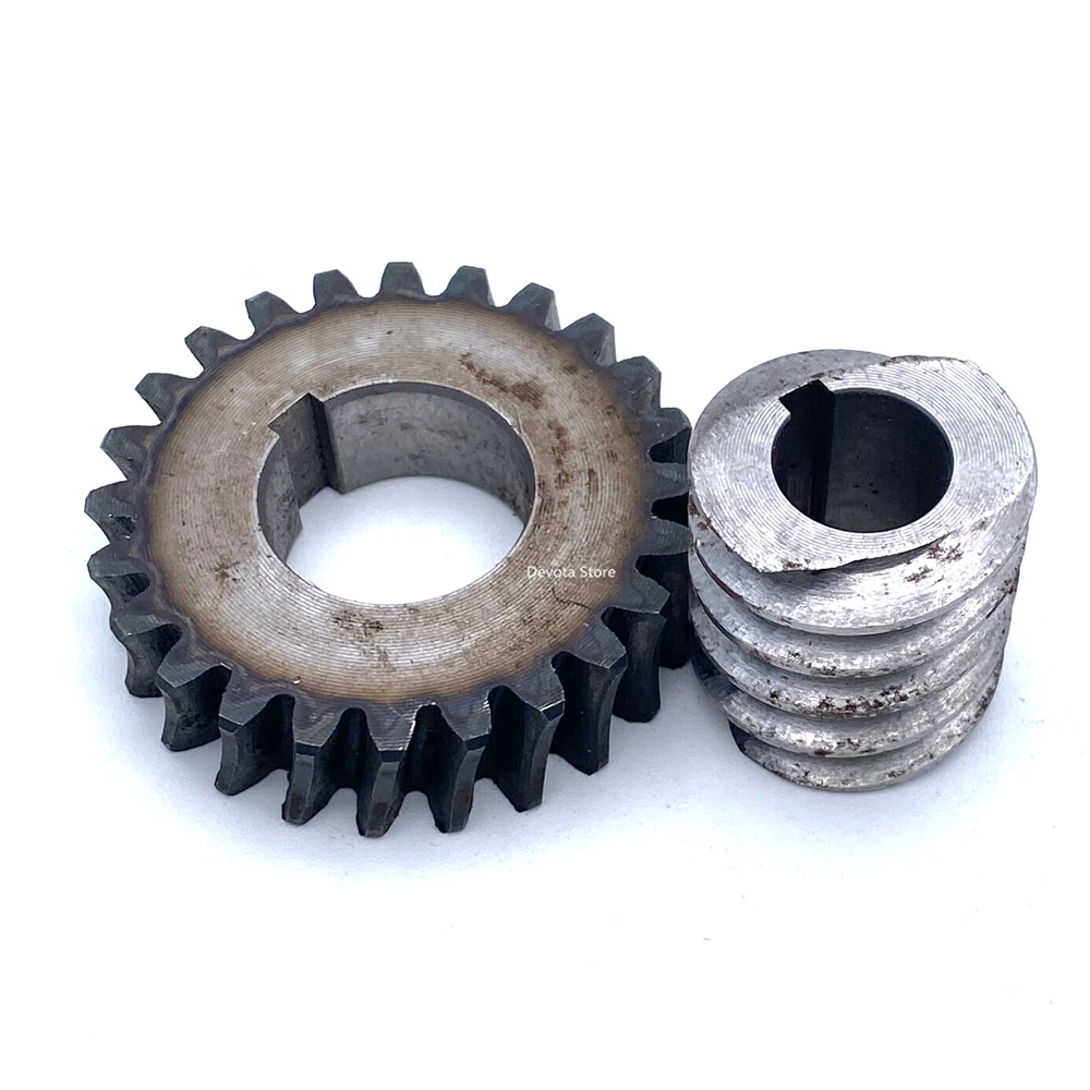 B10 B15 Mixing Shaft Accessories 24 Teeth Worm Gear Parts