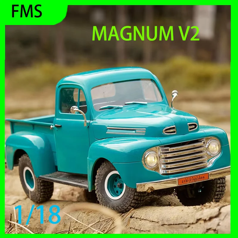 FMS Bottle 1/18th Magnum V2 Remote Control Vehicle Green Off-road Vehicle Mountaineering Vehicle Model Adult Children's Gift