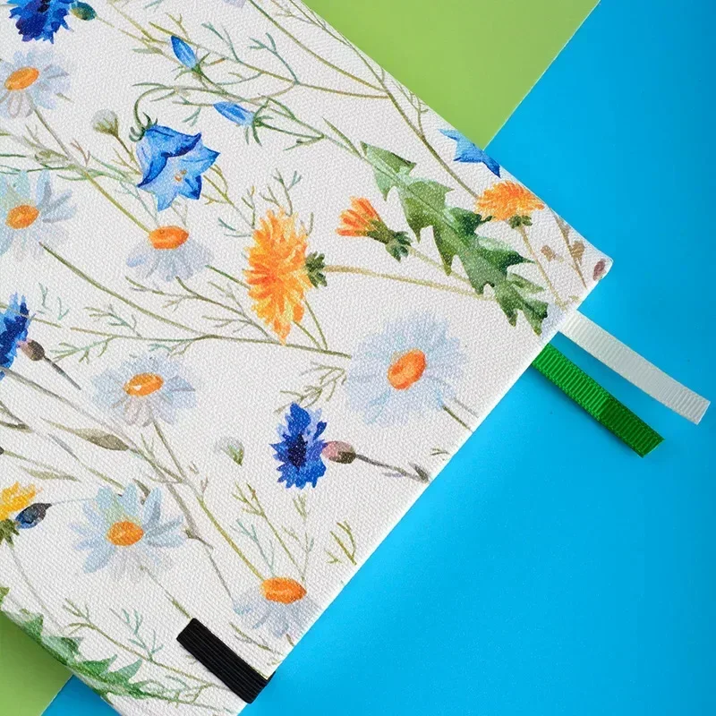 

Новый блокнот Corderona Floral Bullet Dotted Journal с плотной бумагой 160 г/м², эластичной лентой и твердой обложкой формата А5