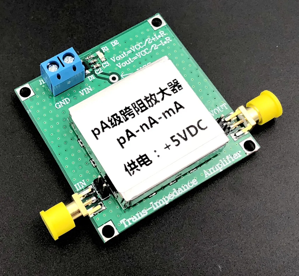 

TLC2201 TIA Transimpedance Low-Current Measurement Module IV Conversion Preamplifier Silicon Photodetector