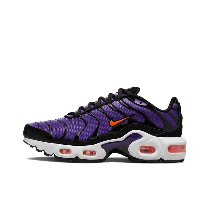 Nike Air Max Plus TN Women and Men Purple White Orange Anti-slip Abrasion-resistant Air-cushioned Sport Running Shoes CD0609-024