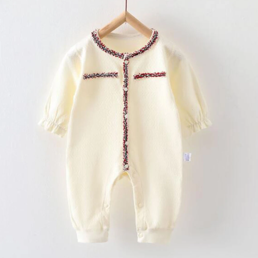 Baby Onesies Long Sleeve Spring Autumn 100% Cotton Newborn Clothes Unisex Baby Romper For Boys Girls