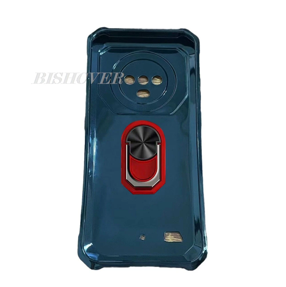 For Cubot KingKong ES 6.56" CubotKingKongES KingKongES Back Ring Holder Bracket Phone Case Smartphone TPU Soft Silicone Cover