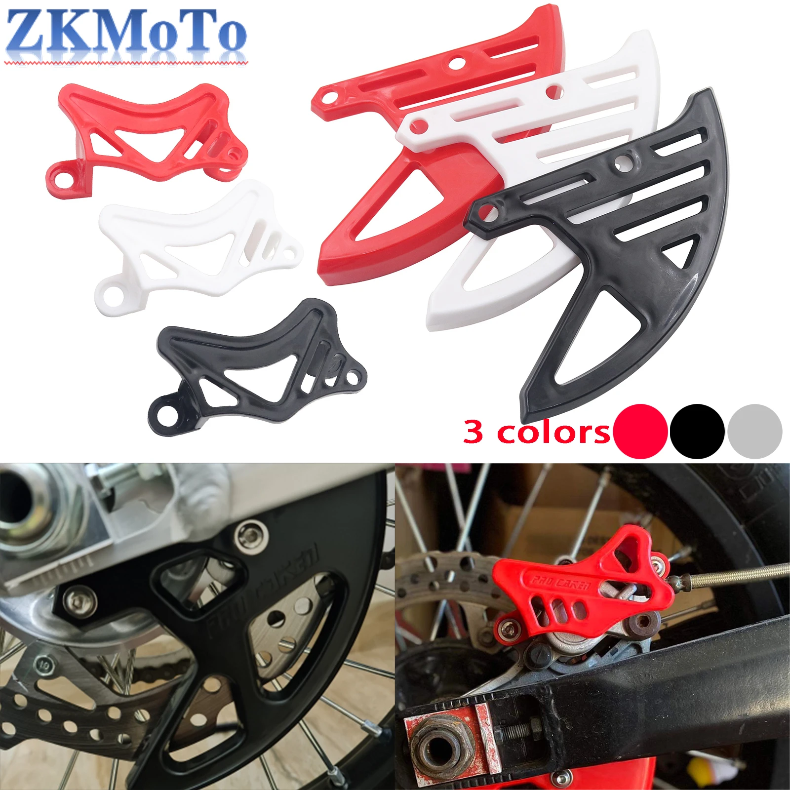 Cubierta de protección de pinza de freno de disco trasero de motocicleta para Honda CRF250 450RX CRF250R CRF250X CRF450R CRF450X CRF450X 2002-20