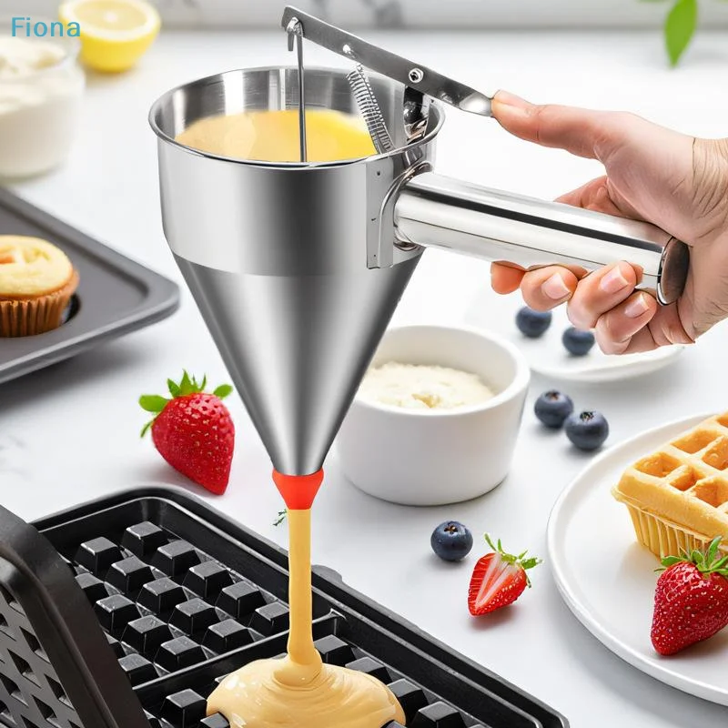 ✔ Funil Dispensador de Aço Ino - Kitchen Baking Blender avaliação e preço
