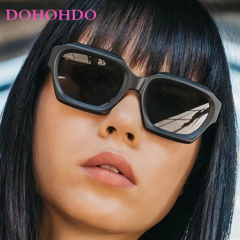 

Trendy Fashion Irregular Square Sunglasses Women 2025 Punk Vintage Travel Driving Shades Sunglass Men UV400 Gafas De Sol Mujer