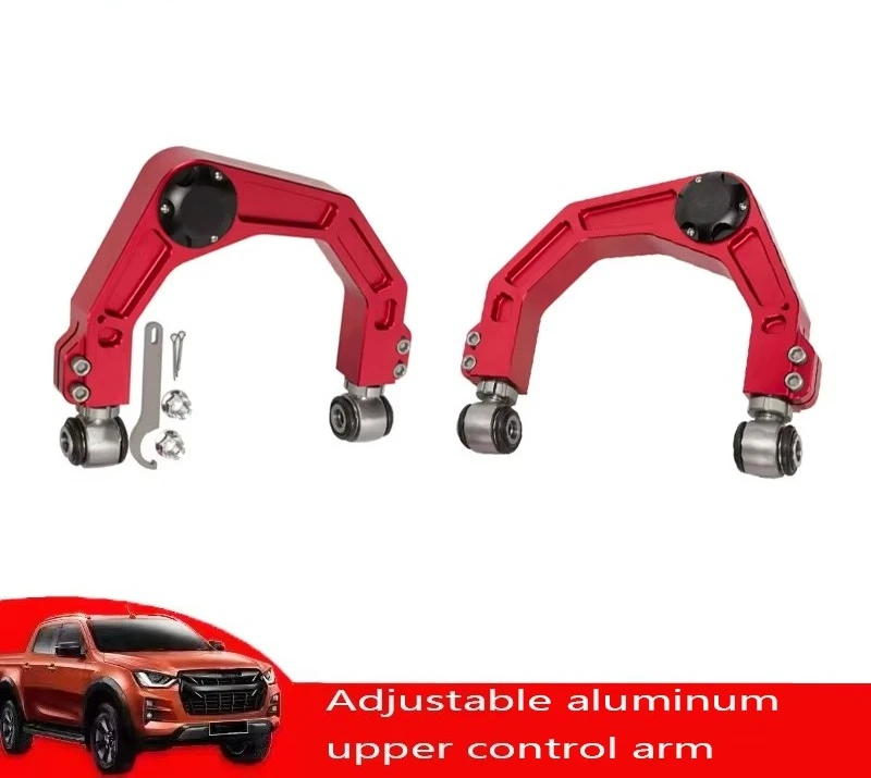 Strengthen And Lengthen Adjustable Aluminium Upper Control Arms Manufactured Off Road For ISUZU DMAX