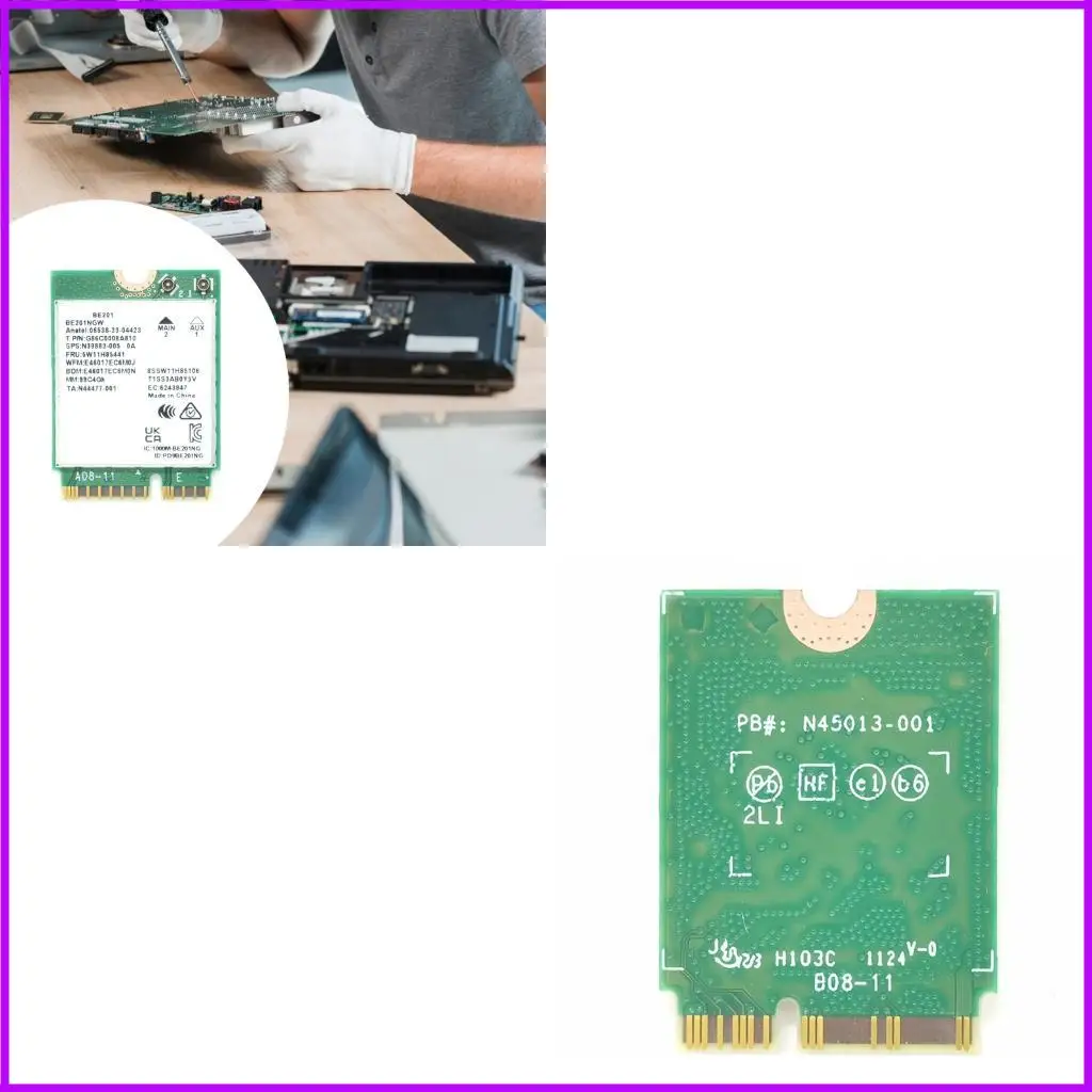 

Fast Speed WiFi 7 PCIe E201NGW Networking Card Bluetooth-compatible 5.4