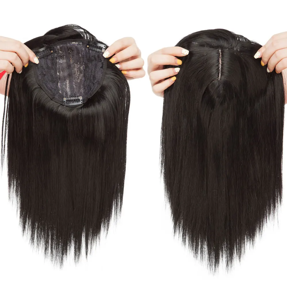 Benehair 11 Inch Hair Toppers with Bangs for Women Hair Pieces for Women with Thinning Hair Synthetic Wig Clip In Hair Topper
