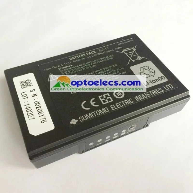 Sumitomo BU-11 big compacity battery for T-71C/ T-81C/ Z1C/ Q101 fusion splicer