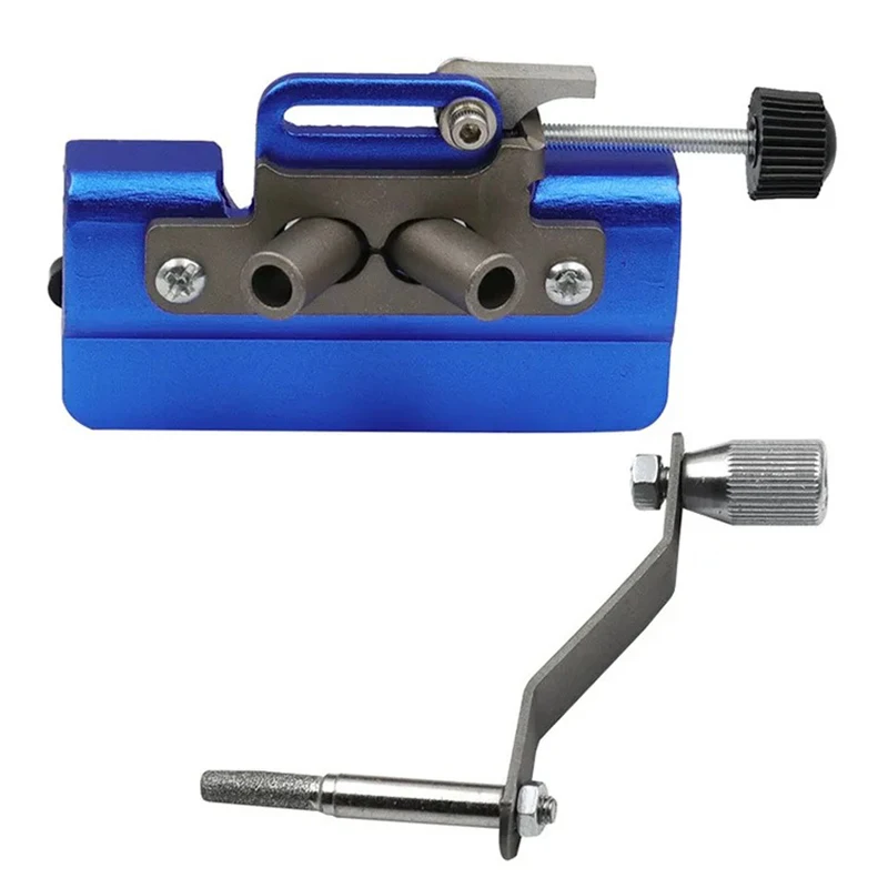 Manual And Electric Saw Chain Sharpening Kit With Grinding Rod For Woodworking Chainsaw Maintenance And Repair Tools