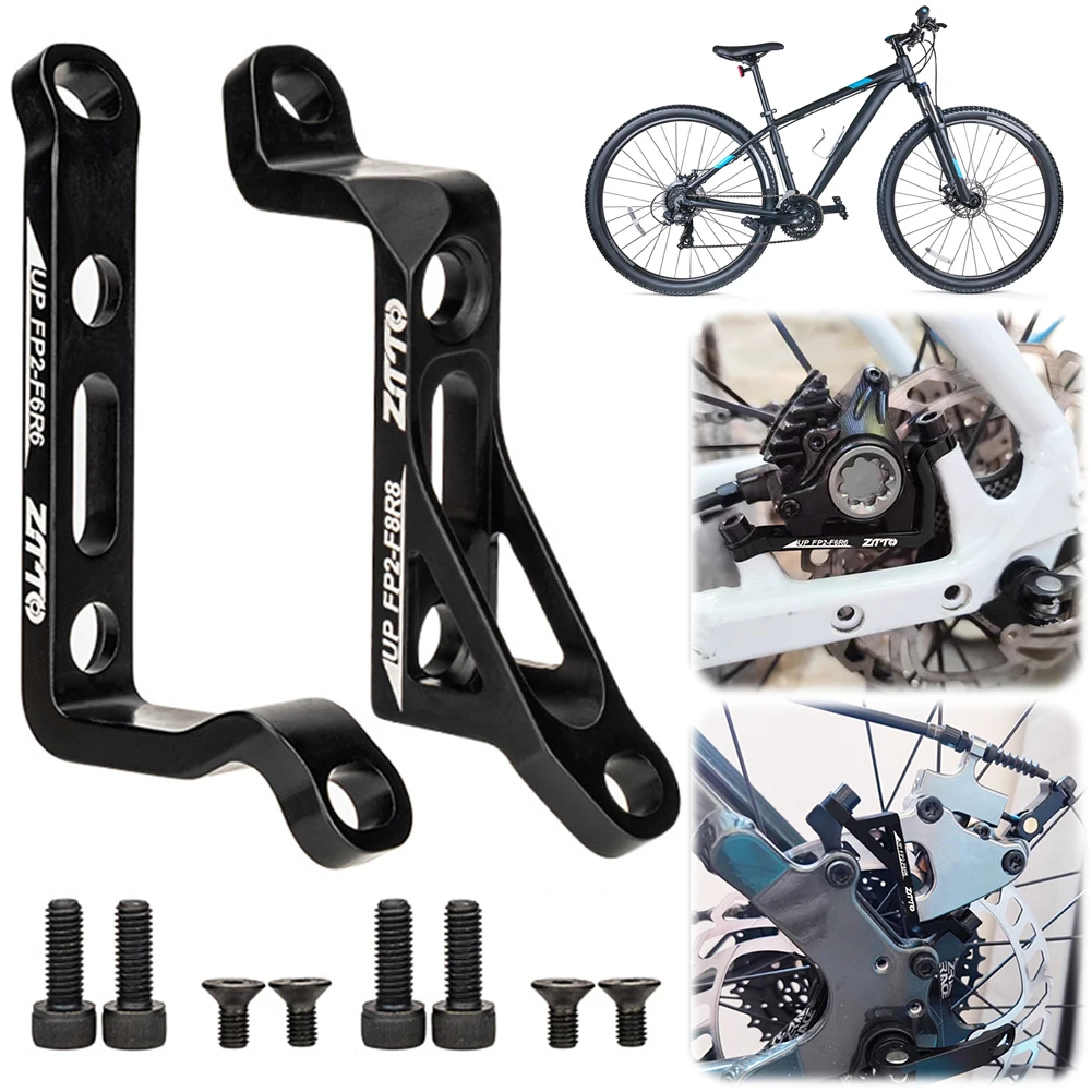 دراجة مكبح قرصي محول آخر جبل إلى شقة جبل الجبهة والخلفية مكبح قرصي الفرجار محول تركيب ل 160 180 مللي متر الدوار