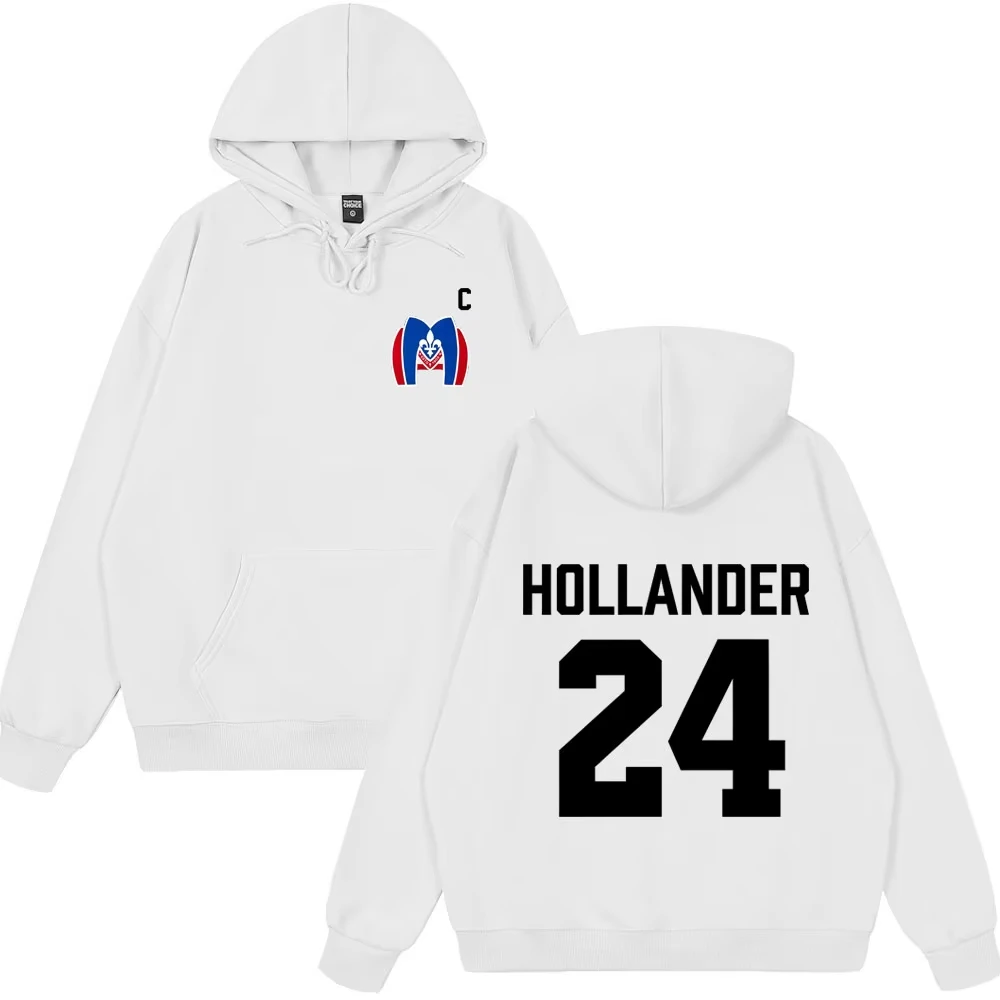 2026 Hollander 24 Captain C Logo Hoodie Crewneck Sweatshirt Men Women Front Back Sports Print Casual Street Tops Outfit