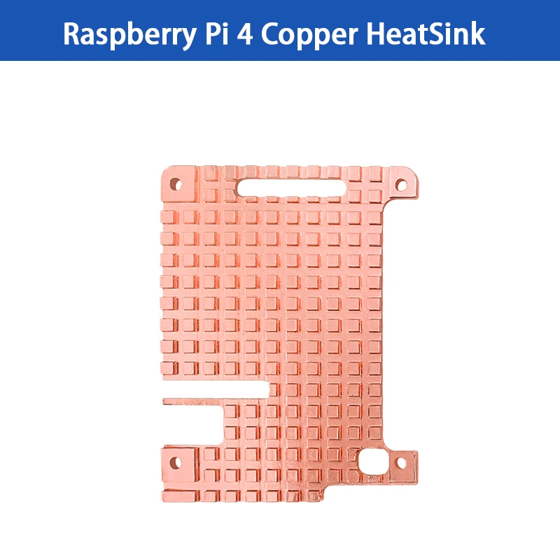 Raspberry Pi 4 Copper Heatsink Passive Cooling Copper Case Plate 4mm For Raspberry Pi 4B