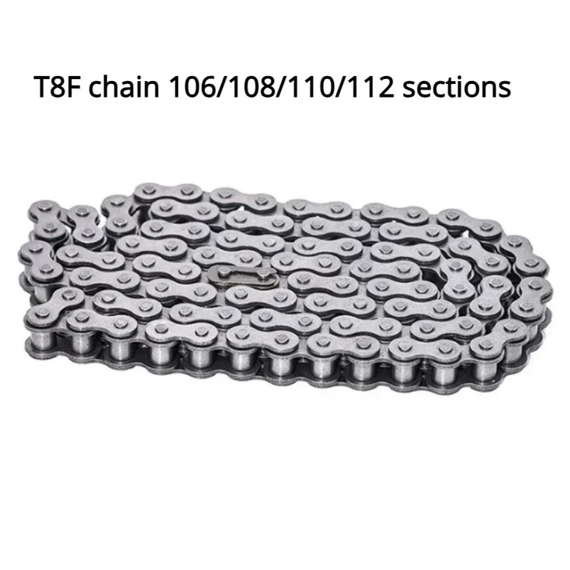 T8F chain 106/108/110/112 sections for mini motorcycles 47/49CCATV four-wheel beach vehicle off-road vehicle accessories
