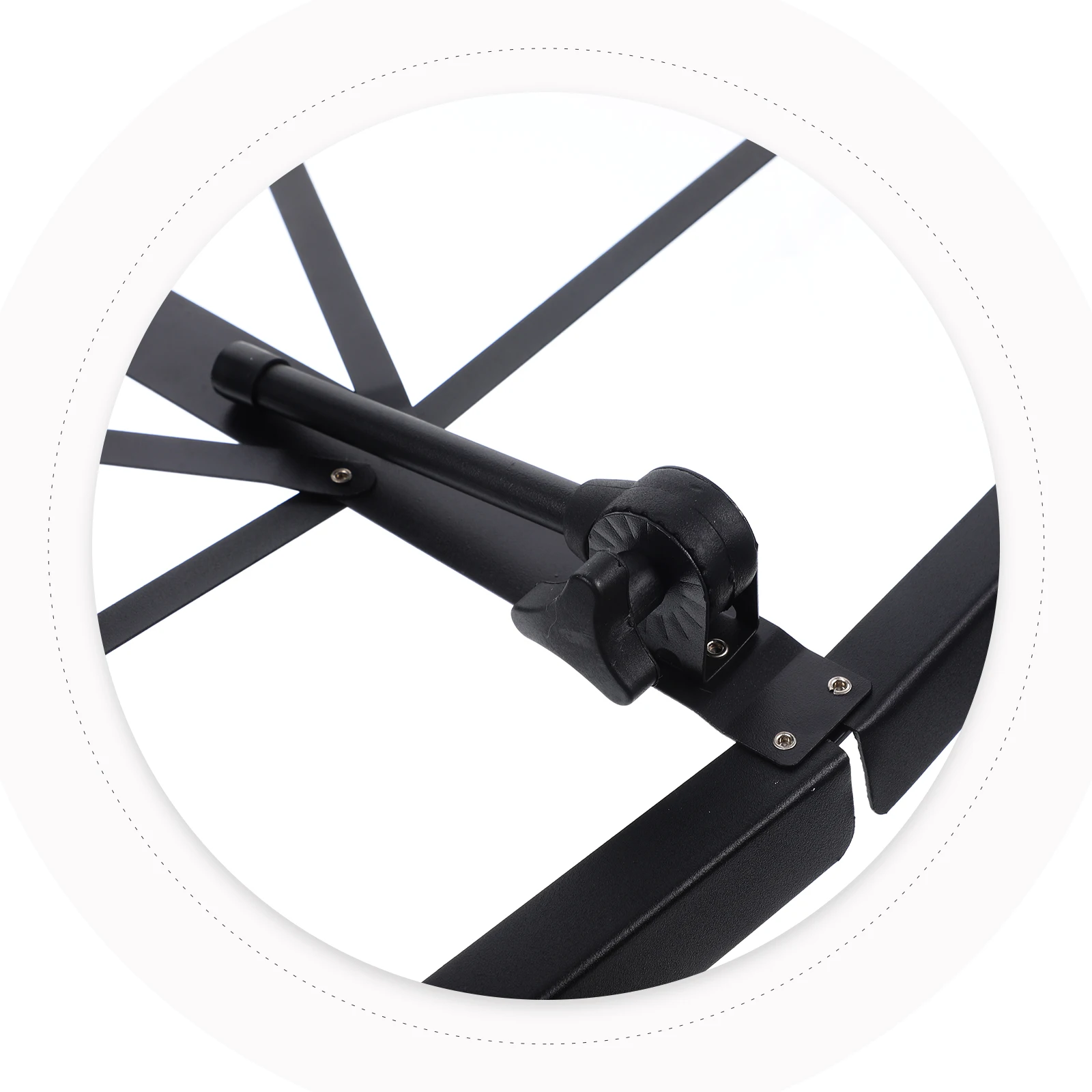 Music Note Clip Portable Piano Stand Desktop Tablet Holder Iron Students Simple Reading Students Holder(Tripod Not Included)