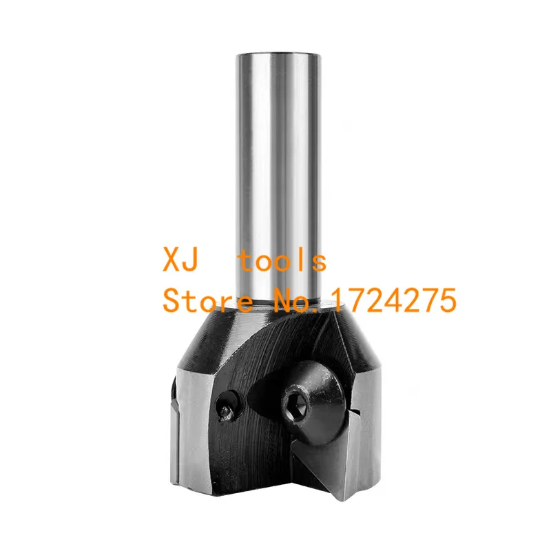 Indexable End Mills One-piece shank C20 MTB3 MTB4 R8 30-100mm 90 degrees indexable end mill  TP16 TP22 Morse taper shank milling