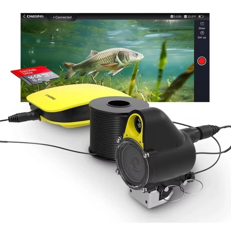 Underwater Fishing Camera Broadcast Sea Detection Visual Fish Detector CF1 Live Underwater Fishing Camera Kit