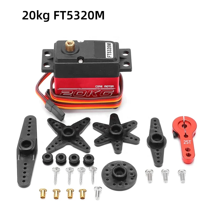 المؤازرة والروبوتات 20 كجم 7.4 فولت 67 جرام الكرات المحرك الأساسي 180 درجة محرك معزز لذراع الروبوت/ذراع الروبوت سكارا